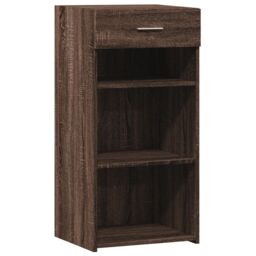 Berkfield Home Sideboard Brown Oak 45x42.5x93 cm Engineered Wood - thumbnail 2