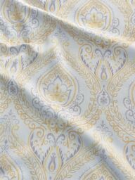 Luxury Living Victoria Room Darkening Ring Top Curtains in Yellow - Size: 168 cm width x 229 cm drop - thumbnail 2