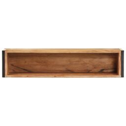 Berkfield Home Planter 90x20x68 cm Solid Acacia Wood in Brown - Size: 90 x 20 x 68 cm - thumbnail 3