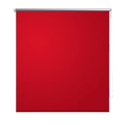 Berkfield Home Roller Blind Blackout 80 x 230 cm Red - thumbnail 2
