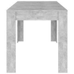 Berkfield Home Dining Table Concrete Grey 140x74.5x76 cm Engineered Wood - thumbnail 4