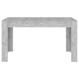 Berkfield Home Dining Table Concrete Grey 140x74.5x76 cm Engineered Wood - thumbnail 3