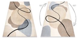 RugsX Fusion Rug in Yellow - Size: 140 cm x 190 cm - thumbnail 3