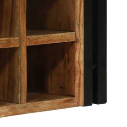 Berkfield Home Modern Wine Rack 46x35x27.5 cm Solid Acacia Wood in Brown - thumbnail 9