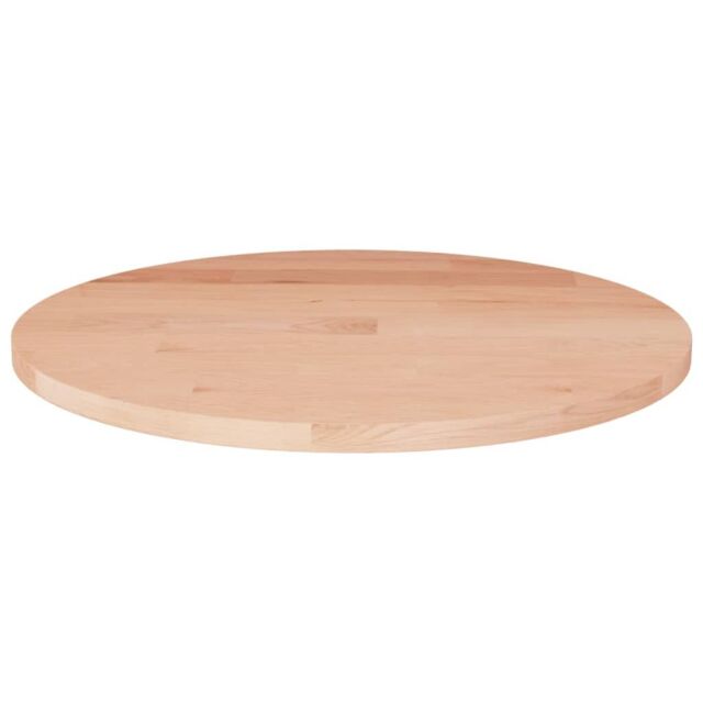 Berkfield Home Round Table Top ??30x1.5 cm Solid Wood Oak in Brown - Size: 30x1.5 cm - image 1
