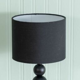 ValueLights Marissa Stacked Ball Table Lamp Light in Black - thumbnail 4