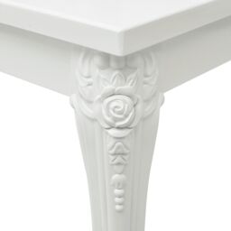 Berkfield Home Coffee Table High Gloss White 100x50x42 cm Engineered Wood - Size: 100 x 50 x 42 cm - thumbnail 4