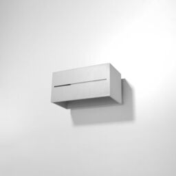 Sollux Lighting Modern Wall Lamp 10x20x12cm 2xLight in Grey - Size: 10 x 20 x 12 cm - thumbnail 2