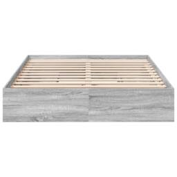 Berkfield Home Modern Bed Frame with Drawers without Mattress Grey Sonoma 160x200 cm - thumbnail 4
