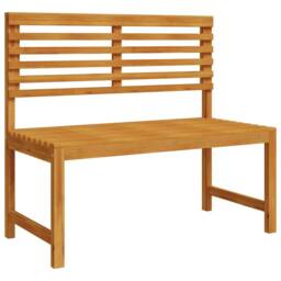 Berkfield Home Charming 3-Piece Garden Bench Set - Solid Acacia Wood in Brown - thumbnail 4
