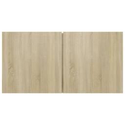 Berkfield Home 4 Piece TV Cabinet Set Sonoma Oak Engineered Wood in Light Brown - thumbnail 6