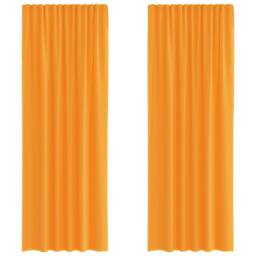 Berkfield Home Voile Curtains with Rod Pockets 2 pcs Orange