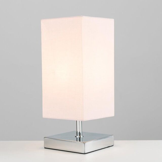 ValueLights Yuko Silver Table LampTouch On/Off - image 1