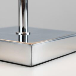 ValueLights Yuko Silver Table LampTouch On/Off - thumbnail 3