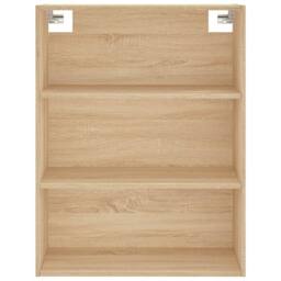 Berkfield Home Highboard Sonoma Oak 69.5x34x180 cm Engineered Wood in Light Tan - thumbnail 6