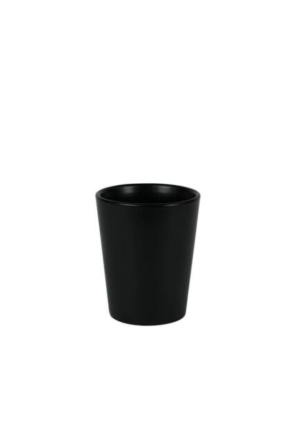KDMD Hortus Vienna Matt Black Ceramic Pot 12cm 3 Pack - image 1