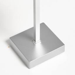 OHS Bedside Cordless Table Lamp LED Battery Operated Night Light in Silver - thumbnail 6