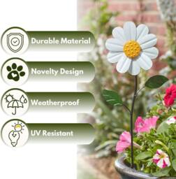Marco Paul Flower Garden Spinner - Daisy in White - thumbnail 7