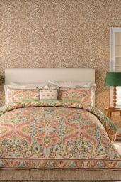 Morris & Co 'Earthly Paradise' Cotton Duvet Cover Set - Size: Double - thumbnail 1