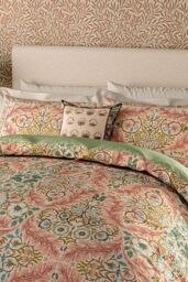 Morris & Co 'Earthly Paradise' Cotton Duvet Cover Set - Size: Double - thumbnail 2