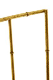Orsina Modern Accent Chair, Decent Bambo-Style Armchair, Velvet Upholesterd Comfortable Livingroom Chair in Gold - thumbnail 5