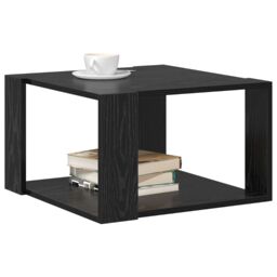 Berkfield Home Coffee Table Black Oak 51, 5x51, 5x30 cm Engineered Wood - thumbnail 3