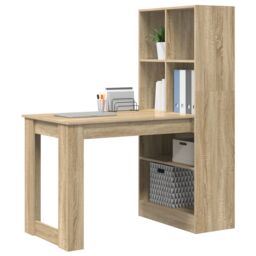 Berkfield Home Sonoma oak 122 x 67 x 145 cm Engineered wood & Particle board in Brown - thumbnail 3