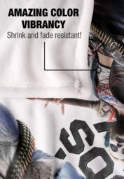 Suicide Squad LOGOVISION :Kill The Justice League Blanket, 152x127 cm Poster Silk TouchBlanket in White - thumbnail 4