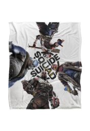 Suicide Squad LOGOVISION :Kill The Justice League Blanket, 152x127 cm Poster Silk TouchBlanket in White