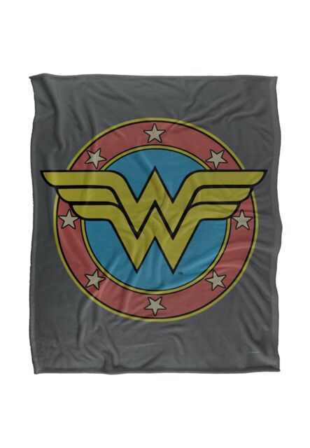 Warner Brothers Wonder Woman Officially Licensed Silky Touch Super Soft Throw Blanket 152 x 127 cm in White - image 1