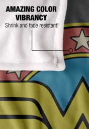 Warner Brothers Wonder Woman Officially Licensed Silky Touch Super Soft Throw Blanket 152 x 127 cm in White - thumbnail 4