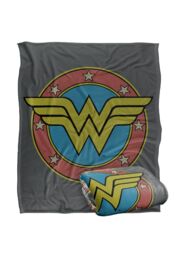 Warner Brothers Wonder Woman Officially Licensed Silky Touch Super Soft Throw Blanket 152 x 127 cm in White - thumbnail 2
