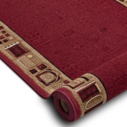 RugsX Anti-Slip Jena Runner in Red - Size: 120 cm x 270 cm - thumbnail 3
