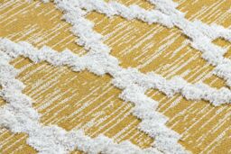 RugsX Moroc Rug in Yellow - Size: 155 cm x 220 cm - thumbnail 5