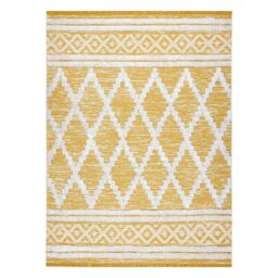 RugsX Moroc Rug in Yellow - Size: 155 cm x 220 cm - thumbnail 2