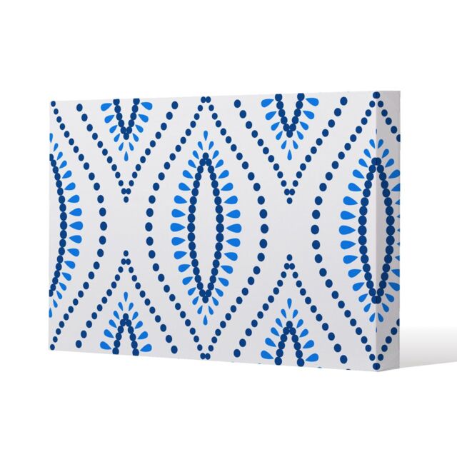 Benjamin Tate Design Boho Intricate ogee (Canvas Print) / 114 x 77 x 4cm in Natural - Size: 114 x 77 x 4 cm - image 1