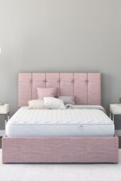Aspire UK Made Coil & Memory Foam Mattress in White - Size: Small Double - thumbnail 3