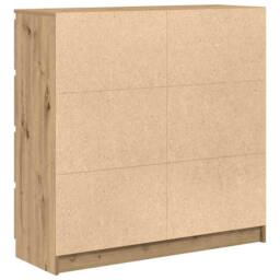 Berkfield Home Sideboard Artisan Oak 100x35x99 cm Engineered Wood in Brown - Size: 100 x 35 x 99 cm - thumbnail 8