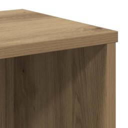 Berkfield Home Bookcase Artisian Oak 50x25x105 cm Engineered Wood in Brown - Size: 50 x 25 x 105 cm - thumbnail 7
