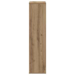 Berkfield Home Bookcase Artisian Oak 50x25x105 cm Engineered Wood in Brown - Size: 50 x 25 x 105 cm - thumbnail 5