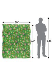 Spongebob Christmas Pattern Silky Touch Super Soft Throw Blanket 152 X 127 cm in White - thumbnail 5