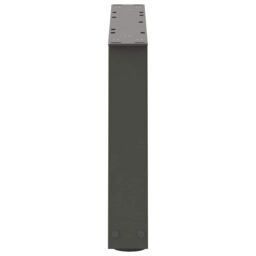 Berkfield Home Dining Table Legs V-Shape 2 pcs Anthracite 50x(30-31.3) cm Steel in Black - thumbnail 6