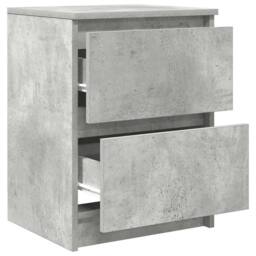 Berkfield Home TV Cabinet Concrete Grey 40x35x54 cm Engineered Wood - Size: 40 x 35 x 54 cm - thumbnail 5