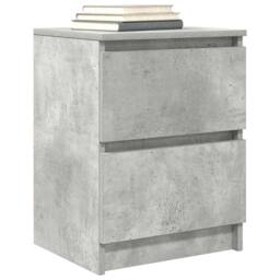 Berkfield Home TV Cabinet Concrete Grey 40x35x54 cm Engineered Wood - Size: 40 x 35 x 54 cm - thumbnail 4