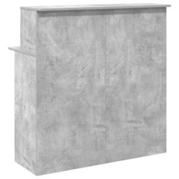 Berkfield Home Reception Desk Concrete Grey 100x50x103.5 cm Engineered Wood - thumbnail 7