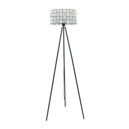 ValueLights Elise Acrylic Jewel Shade Black Tripod Floor Lamp with LED Bulb - thumbnail 2