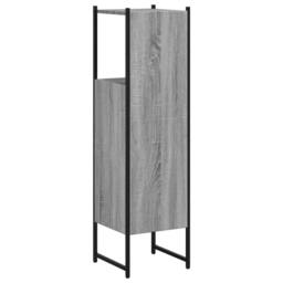 Berkfield Home Sturdy Bathroom Cabinet Grey Sonoma 33x33x120.5 cm Engineered Wood - thumbnail 8