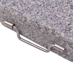 Berkfield Home Parasol Stand 45 cm in Grey - thumbnail 3