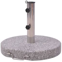 Berkfield Home Parasol Stand 45 cm in Grey - thumbnail 1