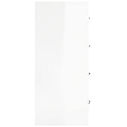 Berkfield Home Sideboard with 4 Drawers 60x30.5x71 cm High Gloss White - thumbnail 5